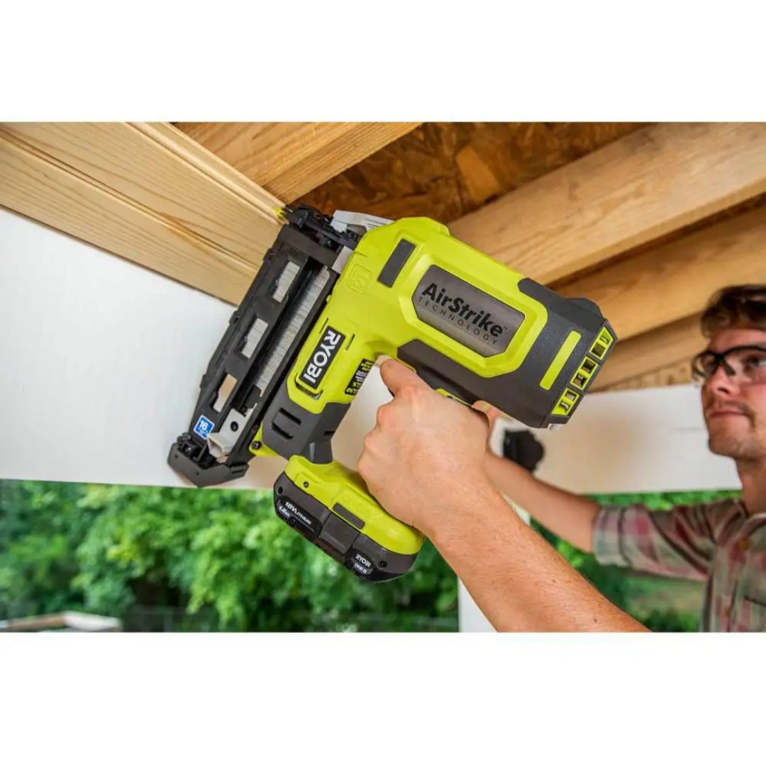 One + 18V Airstrike 16-gauge Cordless Finish Nailer (Tool Only) One + 18V Airstrike 16-gauge Cordless Finish Nailer (Tool Only)